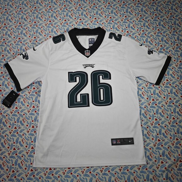 Nike Other - Nike Saquon Barkley Philadelphia Eagles Super Bowl LIX White Jersey No. 26